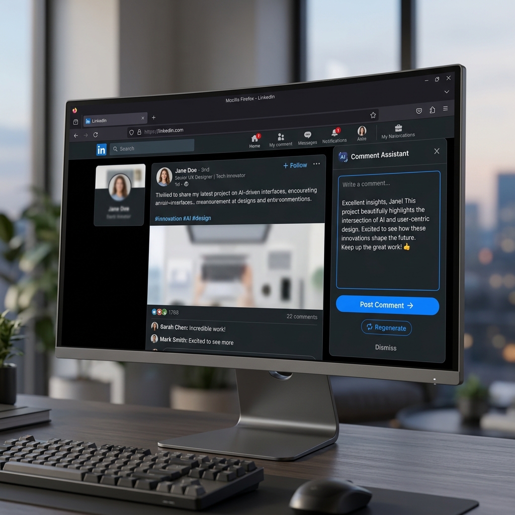 LinkReply AI Interface